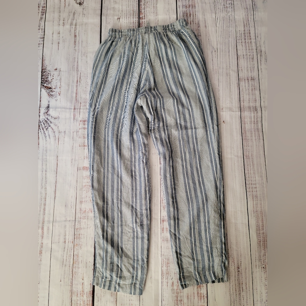 A&E XS NWTS stripped Paperbag Waist Joggers - Picture 5 of 6
